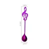 Decorative spoon with music note for tea & coffee & desserts - stainless steelBestek