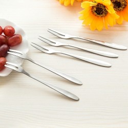 Roestvrijstalen gebaksvorkjes - vork voor desserts & voorgerechten 10/20 stuksBestek