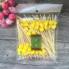 Decorative bamboo sticks for cocktail skewers 12cm 100 piecesBarbecue - BBQ