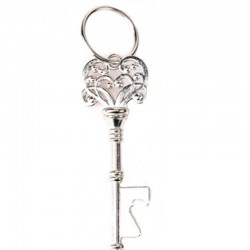 Key shaped bottle opener with keyringBar supply