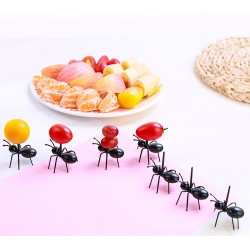 Miervormige vorken voor fruit & snacks - desserts 12 stuksBar producten