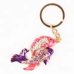 Crystal couple fish - keychainSleutelhangers