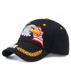 Baseball cap with USA flag & eagle - unisexHats & Caps