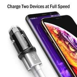 Mini 3.1A universal fast car charger with dual USBChargers