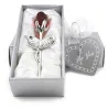 Crystal rose with metal rodKerstmis