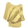 Shiny sequin shirt - short sleeve topBlouses & overhemden