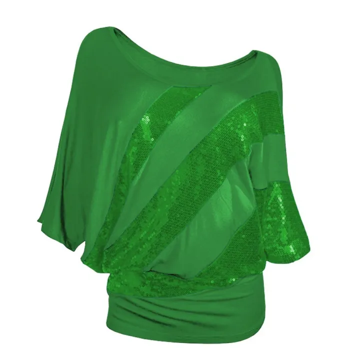 Shiny sequin shirt - short sleeve topBlouses & overhemden
