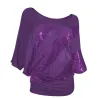 Shiny sequin shirt - short sleeve topBlouses & overhemden
