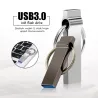 USB 3 - 4 GB 8 GB 16 GB 32 GB 64 GB 128 GB 256 GB 512 GB - geheugen stick - hoge snelheid - pendrive met sleutelhangerGeheuge...