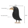 Elegant brooch with black crowBroches