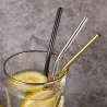 Reusable - stainless steel drinking straws - set with bagBar producten