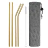 Reusable - stainless steel drinking straws - set with bagBar producten
