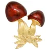 Rood email - paddestoel - brocheBroches