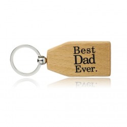 Best Dad Ever & Best Nana Ever - wooden keychainSleutelhangers
