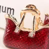 Two crystal red bags & high-heeled shoe - keychainSleutelhangers
