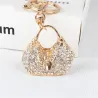 Crystal handbag with a heart - keychainSleutelhangers