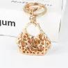 Crystal handbag with a heart - keychainSleutelhangers