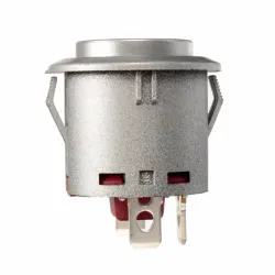 12V 22mm LED momentary push button switch - waterproof - car engine start - metalSwitches