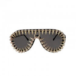 Vintage steampunk sunglasses with rivets - unisexZonnebrillen