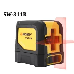 Sndway - self levelling laser - green & red beam - 2 cross lines - rotary measuring toolMeten