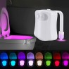 Smart PIR motion sensor - toilet seat night light - 8 colors LED - waterproofBadkamer & Toilet