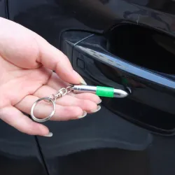 Anti-static metal keychain - built-in LEDKeyrings