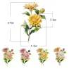 Crystal daisy - an elegant broochBroches
