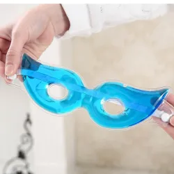 IJsgel oogmasker - koeling - vermindering van donkere kringen - verlichting van vermoeidheid - koude en hete therapieMassage