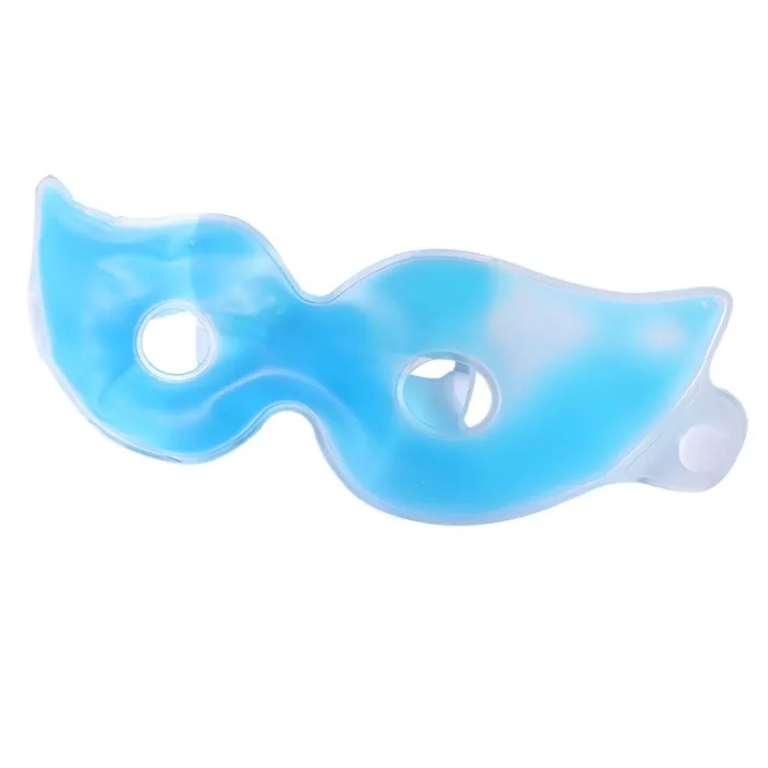 IJsgel oogmasker - koeling - vermindering van donkere kringen - verlichting van vermoeidheid - koude en hete therapieMassage