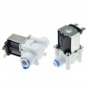 Plastic solenoid valve - 1/4"-3/8" hose pipe - quick connection RO water reverse osmosis systemPumps