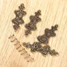 Antique brass - furniture corner decorative protectors - 4 piecesMeubels