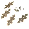 Antique brass - furniture corner decorative protectors - 4 piecesMeubels