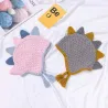 Small dinosaur - handmade winter hat for kidsPetjes & mutsjes